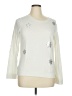 J.Crew Factory Store 100% Cotton Stars Silver Pullover Sweater Size XL - photo 1
