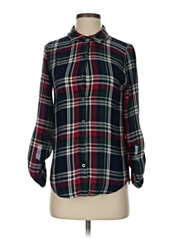Buttons Long Sleeve Blouse (view 1)
