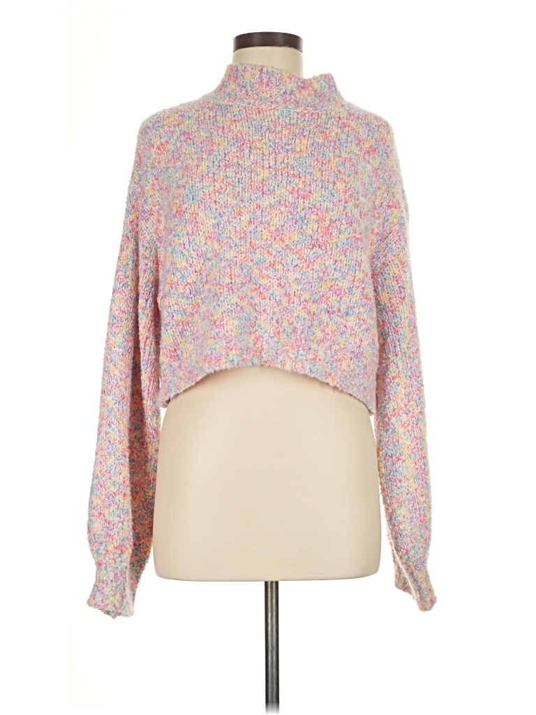 Pre-owned Shein Pullover Sweater In Pink