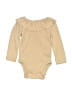 Old Navy Gold Long Sleeve Onesie Size 6-12 mo - photo 1
