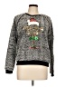 Poof! Gray Pullover Sweater Size L - photo 1
