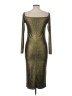 Boohoo Metallic Gold Cocktail Dress Size 10 - photo 2
