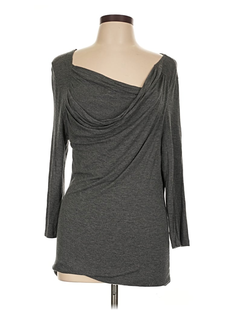 Pre-owned Design History 3/4 Sleeve T-shirt In Gray