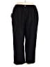 Woman Within Black Track Pants Size 28w - photo 1