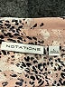 Notations Animal Print Tan Long Sleeve Blouse Size L - photo 7