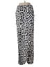Baja East 100% Polyester Animal Print Silver Casual Pants Size Med (1) - photo 2