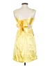 Unbranded 100% Polyester Yellow Cocktail Dress Size 4 - photo 2