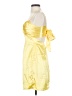 Unbranded 100% Polyester Yellow Cocktail Dress Size 4 - photo 5