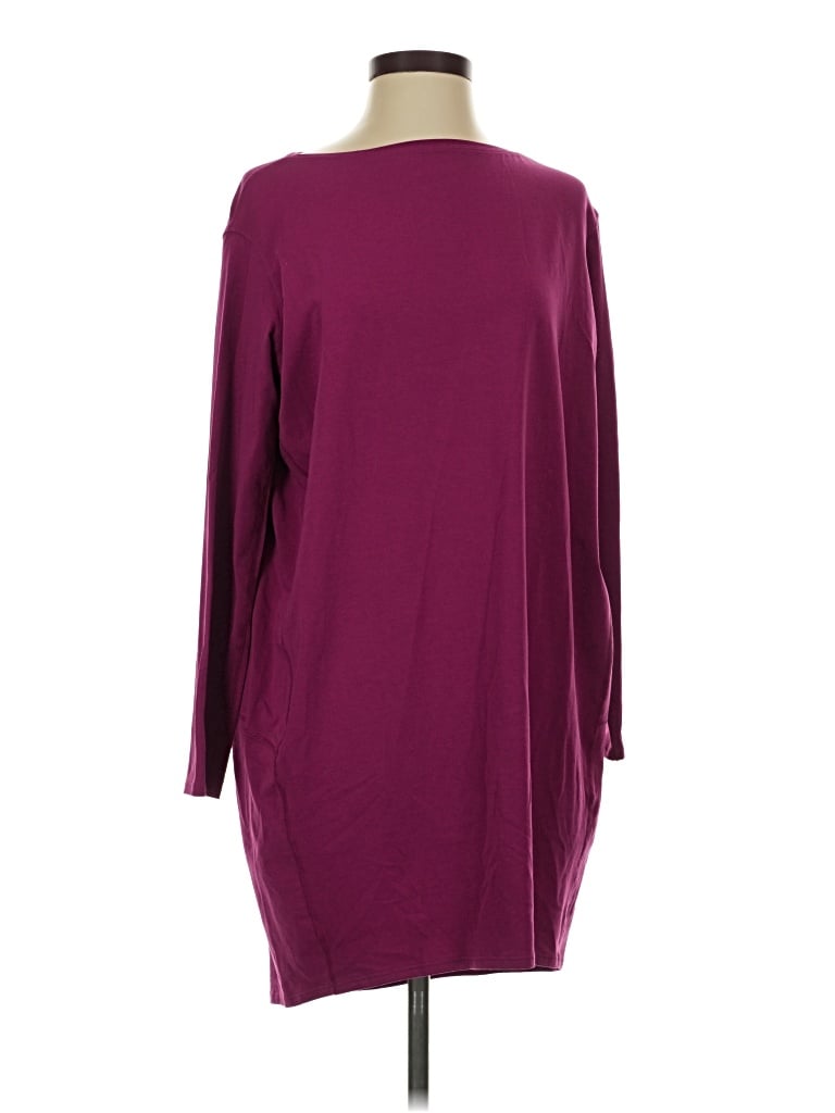 Pre-owned Lululemon Athletica Casual Dress In Burgundy