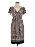 Max Studio Print Burgundy Casual Dress Size M - photo 1