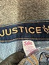 Justice Solid Blue Jeggings Size 10 - photo 3