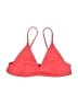 Left on Friday Solid Orange Pink Swimsuit Top Size M (estimated) - photo 1