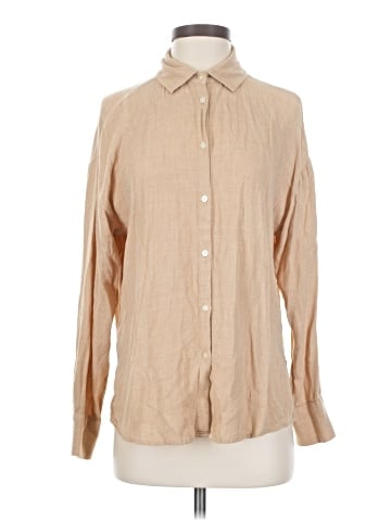 Ann Taylor LOFT Outlet Long Sleeve Button-Down Shirt (view 1)
