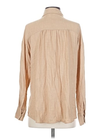 Ann Taylor LOFT Outlet Long Sleeve Button-Down Shirt (view 2)