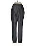 Peach Solid Gray Casual Pants Size M - photo 2