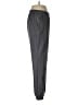 Peach Solid Gray Casual Pants Size M - photo 4