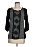 Moonlight Black 3/4 Sleeve Blouse Size M - photo 1