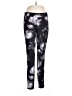 Simply Vera Vera Wang Graphic Black Active Pants Size L - photo 1