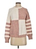 T Tahari 100% Polyester Color Block Pink Pullover Sweater Size XS - photo 1