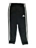 Adidas 100% Polyester Black Track Pants Size 6 - photo 1
