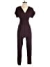 Express Solid Burgundy Jumpsuit Size S - photo 1