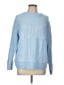Croft & Barrow Chevron-herringbone Blue Pullover Sweater Size L - photo 1