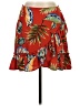 Moon River 100% Polyester Tropical Red Casual Skirt Size S - photo 1