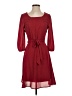 Assorted Brands 100% Polyester Solid Red Casual Dress Size S - photo 1