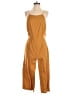 Greylin Solid Brown Yellow Jumpsuit Size S - photo 1