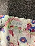 La Folie Floral Ivory Green Shorts Size 4 - photo 3
