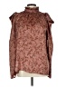 Doe & Rae 100% Polyester Brown Long Sleeve Blouse Size L - photo 1