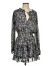 Maronie 100% Polyester Floral Gray Casual Dress Size S - photo 1