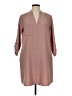 Lush Solid Tan Casual Dress Size M - photo 1