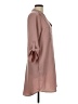 Lush Solid Tan Casual Dress Size M - photo 4