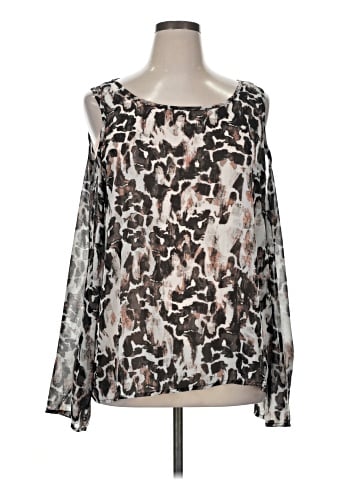 Daisy Fuentes Long Sleeve Blouse (view 1)