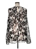Daisy Fuentes 100% Polyester Silver Long Sleeve Blouse Size 1X - photo 2