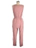 Ci Sono 100% Rayon Solid Pink Jumpsuit Size M - photo 2