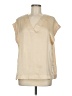 H&M 100% Polyester Ivory Sleeveless Blouse Size M - photo 1