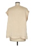 H&M 100% Polyester Ivory Sleeveless Blouse Size M - photo 2