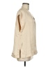 H&M 100% Polyester Ivory Sleeveless Blouse Size M - photo 4