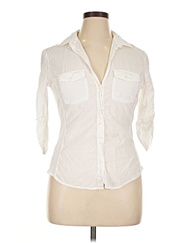 James Perse 3/4 Sleeve Button-Down Shirt (view 1)