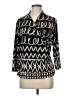 Chico's Black 3/4 Sleeve Blouse Size Med (1) - photo 1