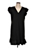 Unbranded Solid Black Casual Dress Size L - photo 1