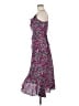 Shein 100% Polyester Floral Purple Cocktail Dress Size 6 - photo 5