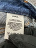 APC 100% Cotton Hearts Blue Jeans Size 28 waist - photo 4