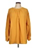 Max Studio Yellow Long Sleeve Blouse Size L - photo 1