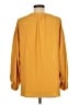 Max Studio Yellow Long Sleeve Blouse Size L - photo 2