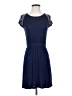 Design History Solid Blue Casual Dress Size XS - photo 1