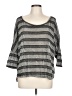 Buttons Gray 3/4 Sleeve T-Shirt Size L - photo 1