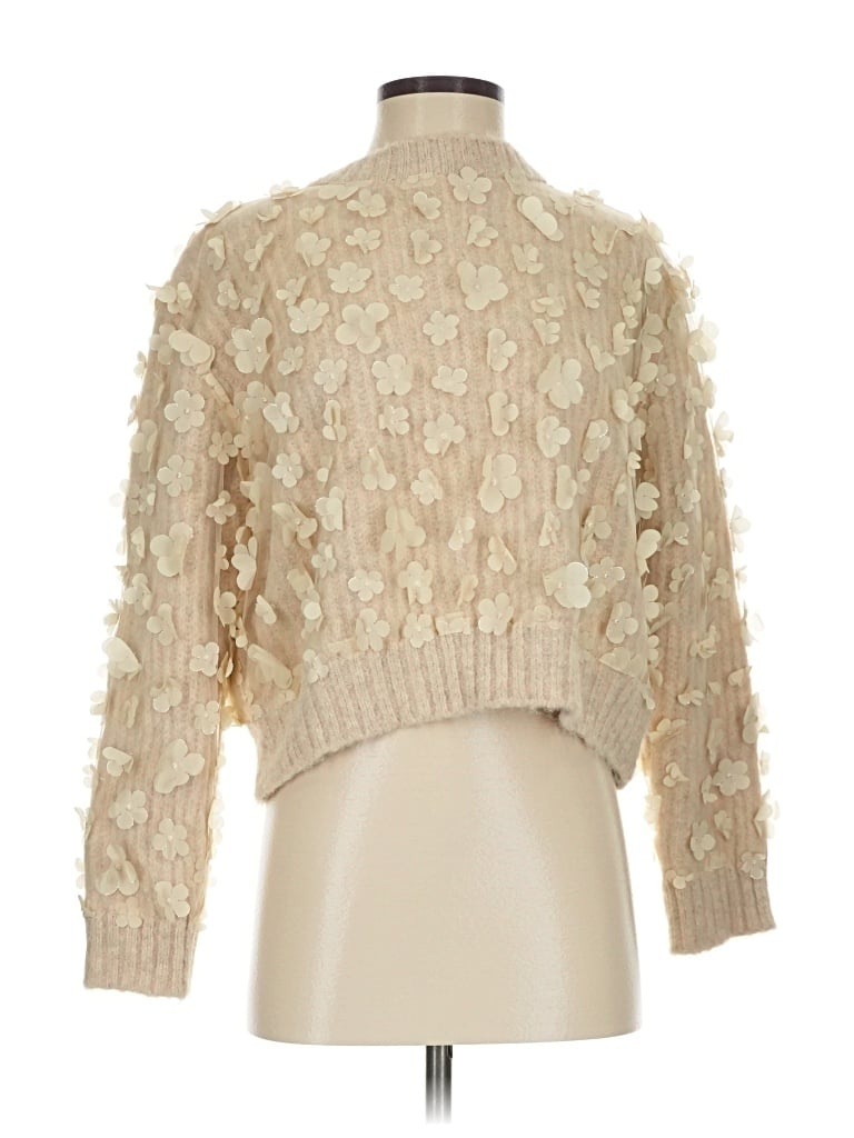 Zara Pullover Sweater In Brown